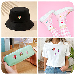 36 Stück Polyester-Stickstoff zum Aufbügeln/Aufnähen&nbsp;DIY-TA0013-07