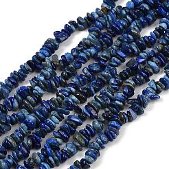 Natürlicher Lapislazuli Perlenstränge&nbsp;G-Q060-C04