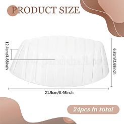 Supporto per berretto da baseball in plastica per mezzo cappello&nbsp;DIY-WH0581-67A