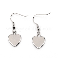 Ganci per orecchini in acciaio inossidabile 304&nbsp;STAS-WH0022-54