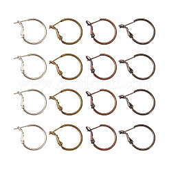 Orecchini a cerchio in ottone&nbsp;KK-CD0001-10