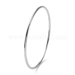 Bracelet simple et uni en acier inoxydable 304 anti-ternissement pour femme&nbsp;BJEW-F461-01A-P