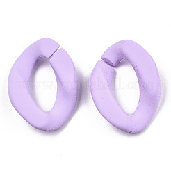 Anelli di collegamento in acrilico verniciato a spruzzo opaco&nbsp;X-OACR-S036-001A-I15