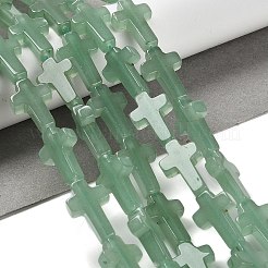 Natürlichen grünen Aventurin Perlen Stränge&nbsp;G-I337-A06-02