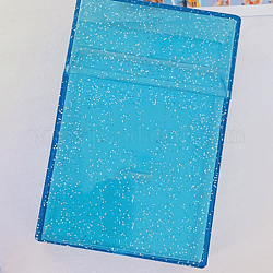 Ящики для хранения фотокарточек из пвх, альбом карты держатель, прямоугольные, глубокое синее небо, 9.1x6x2.8 см