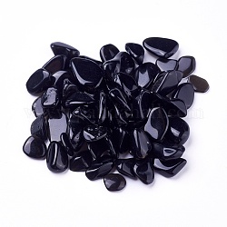 Natürliche Obsidian Perlen, ungebohrt / kein Loch, Pommes frites, 8~20x5~10x4~7 mm, ca. 100 g / Beutel