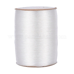 Elastic Crystal Thread, Jewelry Beading Cords, For Stretch Bracelet Making, Clear, 0.7mm, about 1000m/roll