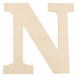 Forma di legno non finita, personalizzabile, lettera, letter.n, 29.8x29.5x0.2cm