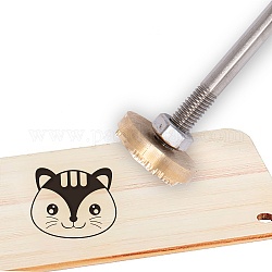 Штамповка тиснение пайка латунь со штампом, для торта/дерева, рисунок кошки, 30 мм