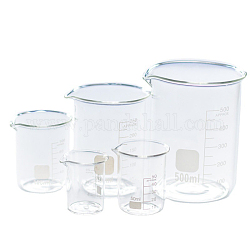 ガラス計量カップツール  目盛り付きカップ  透明  容量：50ml（1.69fl.oz）