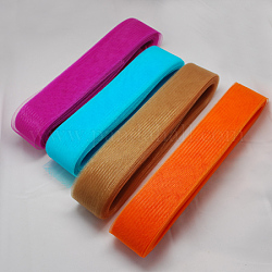 Сетка ленту, пластиковый сетчатый шнур, разноцветные, 45 мм, 22 ярдов / пачка