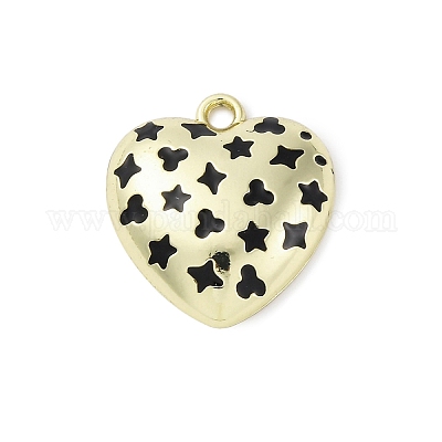 Pendentifs d'émail en alliage&nbsp;ENAM-F152-02G-02-1