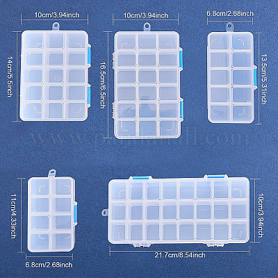 Boîtes en plastique de stockage d'organisateur&nbsp;CON-BC0004-28-1