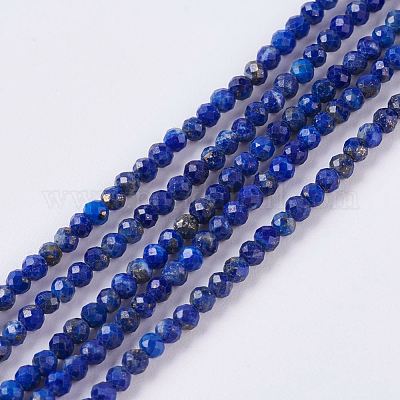 Natürlicher Lapislazuli Perlenstränge&nbsp;G-J376-51A-2mm-1