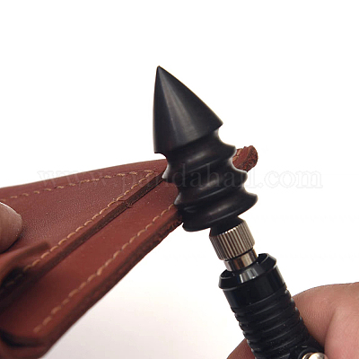 How I easily make a leather burnishing tool, using woodturning 