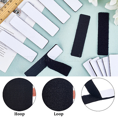 20 pz di nylon autoadesivo con nastri a strappo in poliestere&nbsp;AJEW-SP0003-22C-1