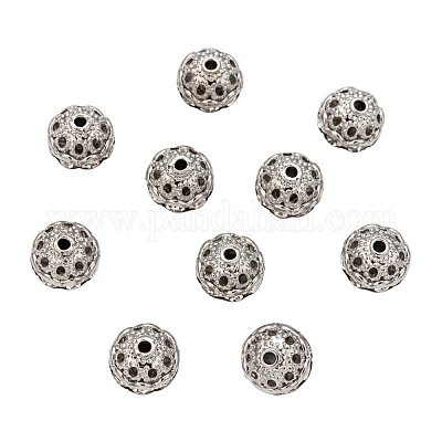 Messing Legierung Strass Perlen&nbsp;X-RB-H041-14-1