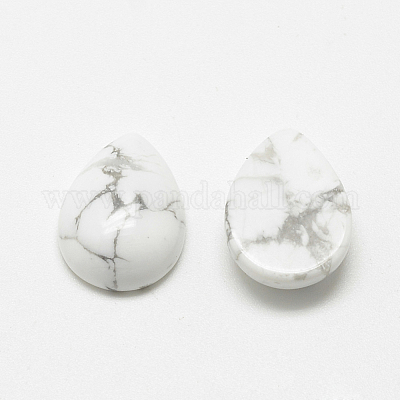 Natur Howlite Cabochons&nbsp;G-R417-10x14-29-1