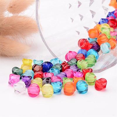 Perles en acrylique transparente&nbsp;X-TACR-S111-8mm-M-1