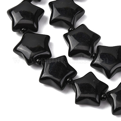 Natürlichen Obsidian Perlen Stränge&nbsp;G-K359-E13-1