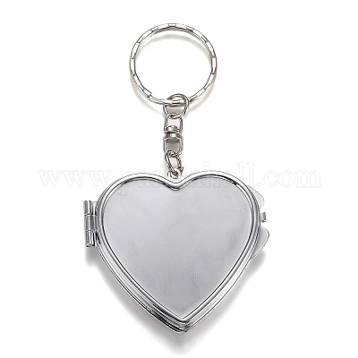 Wholesale Iron Folding Mirror Keychain 