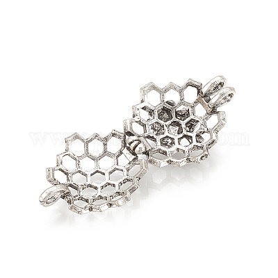Pendentifs médaillon en alliage&nbsp;X-PALLOY-S062-55AS-1