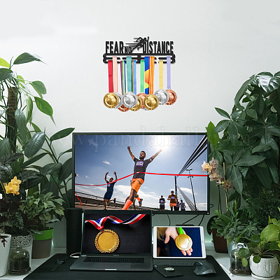 Porte-médaille de fer support mural d'affichage&nbsp;ODIS-WH0021-913-1