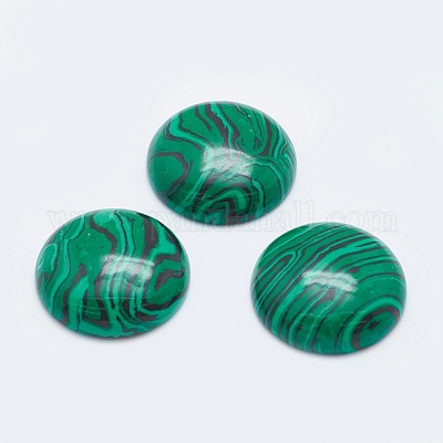Synthetische Malachit-Cabochons&nbsp;G-G760-B01-06-1