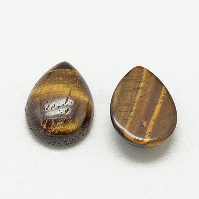 Natürlichen Tigerauge Cabochon&nbsp;G-R417-10x14-35-1