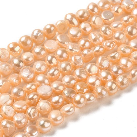 Natural Cultured Freshwater Pearl Beads Strands PEAR-E017-41-1