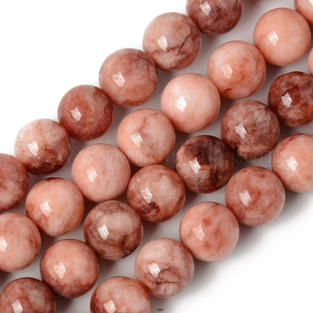 Chapelets de perles de quartz naturel X-G-R479-10mm-11-1