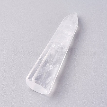 Cuentas puntiagudas de cristal de cuarzo natural G-I220-10-1