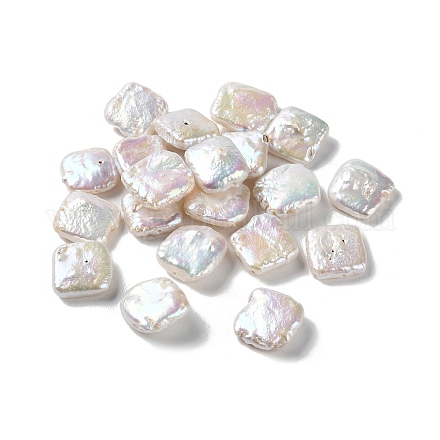 Perle naturali di perle d'acqua dolce coltivate con perle keshi PEAR-E020-37-1