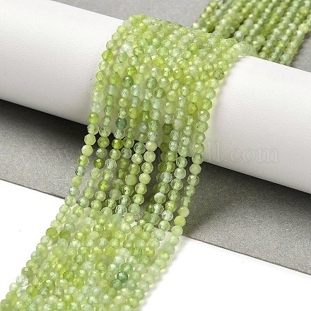 Natur Xiuyan Jade Perlen Stränge&nbsp;G-Z074-A04-01-1