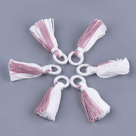 Polycoton (polyester coton) gland grand pendentif décorations FIND-S302-02C-1