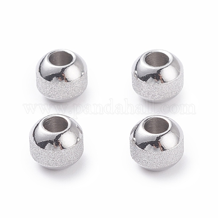 Perlas de acero inoxidable texturizado 304 STAS-P306-01C-P-1