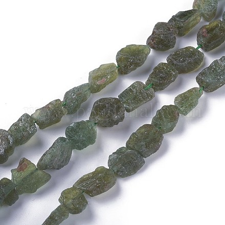 Natural Peridot Beads Strands G-F595-C01-1
