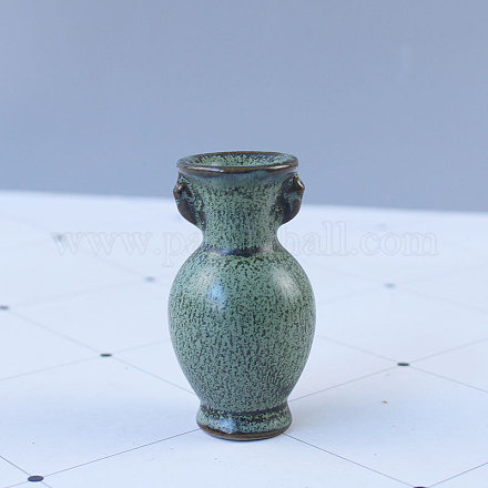 Mini-Blumenvasen aus Keramik im alten chinesischen Stil für die Heimdekoration BOTT-PW0002-103G-1
