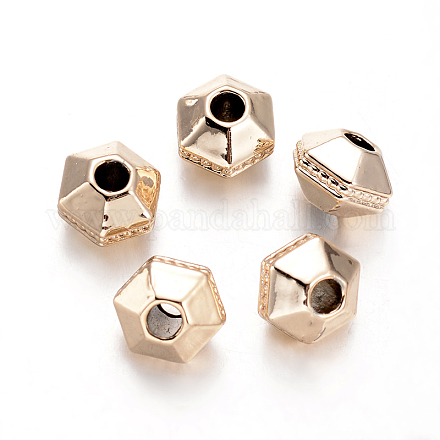 (Clearance Sale)Bicone Alloy Beads PALLOY-O065-27G-AAA-1