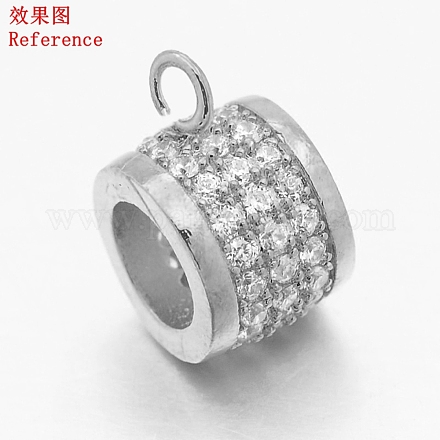 Латунные поручни из кубического циркония с микропаве ZIRC-M075-05P-A-NR-1
