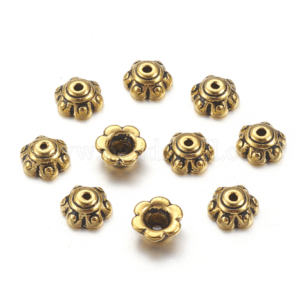 Tibetische Perlen Kappen & Kegel Perlen GLF0571Y-1