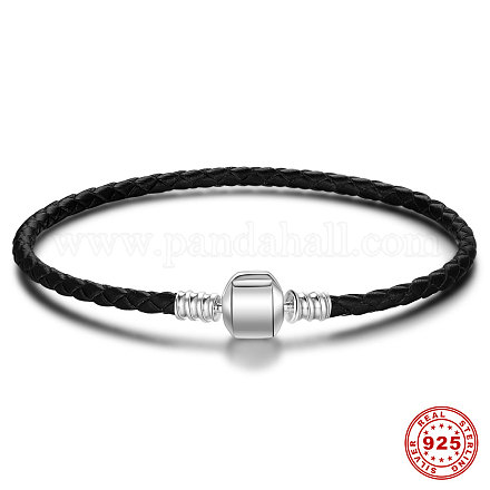 Bracelet en cuir véritable tressé style européen créations STER-T001-SA013-20-1