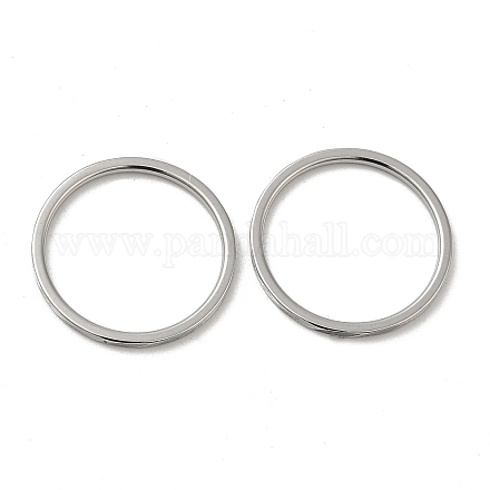 304 anelli a fascia in acciaio inossidabile RJEW-I101-01A-P-1