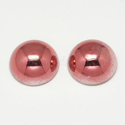 Perles acryliques plaqués UV PACR-Q117-6mm-01-1