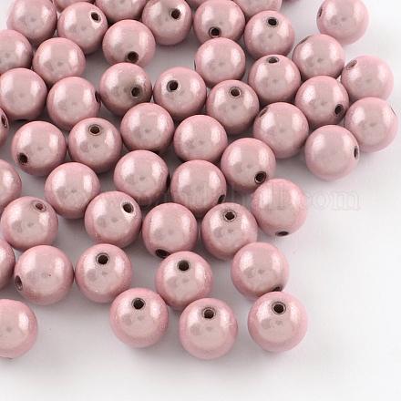 Spray Painted Miracle Acrylic Round Beads MACR-Q154-18mm-003-1