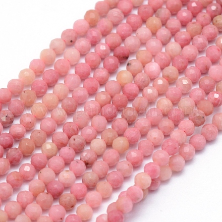 Chapelets de perles en rhodochrosite naturelle G-E411-11A-2mm-1