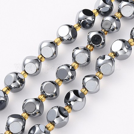 Brins de perles de pierre terahertz G-A030-B18-8mm-B-1