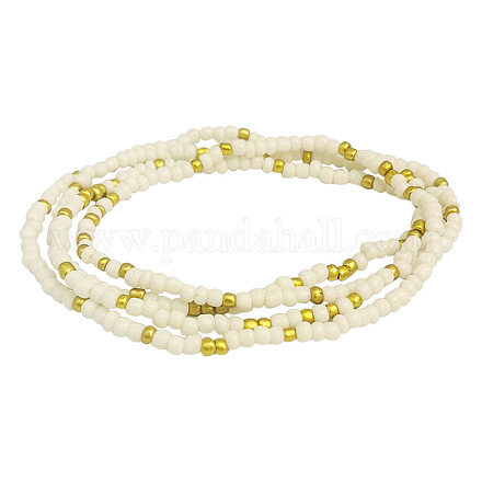 Bunte mehrschichtige Strandkette mit Perlen für den böhmischen Sommerstil für Damen ST0017758-1