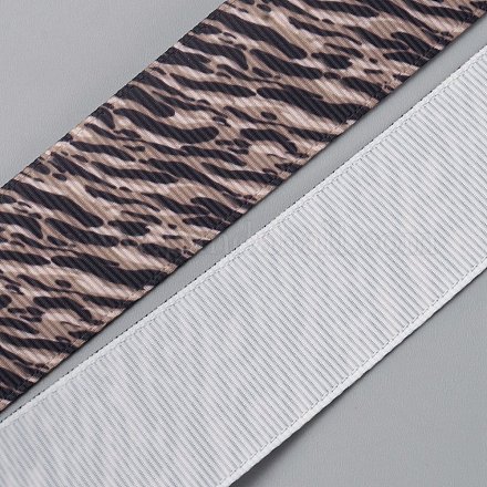 Einseitig bedruckt Polyester Grosgrainbänder&nbsp;SRIB-TAC0002-06-1