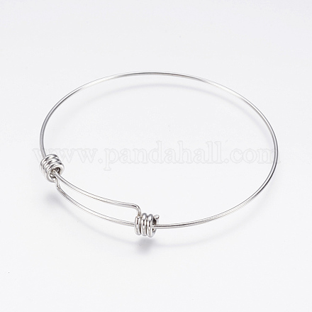 Bracelets réglables en 304 acier inoxydable X-BJEW-P184-08P-1